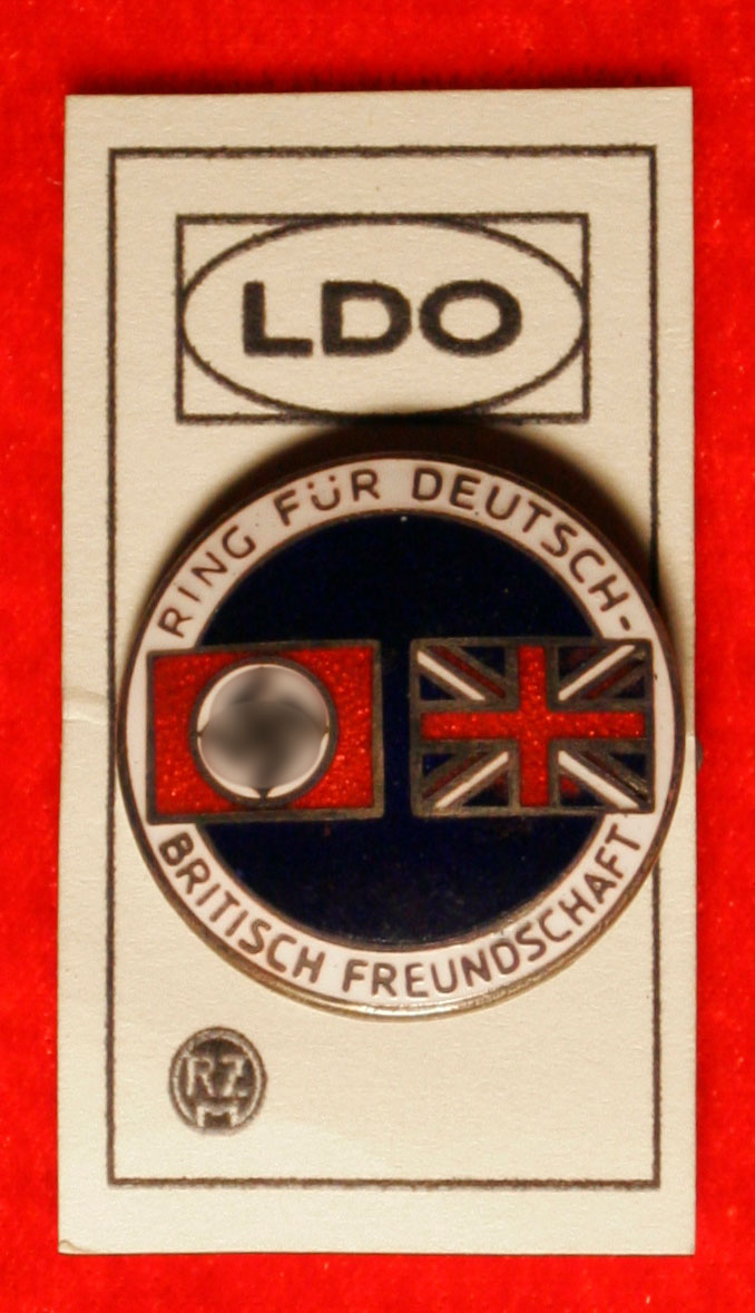 Знак общества Германо-Британской дружбы - Кликните на картинке чтобы закрыть