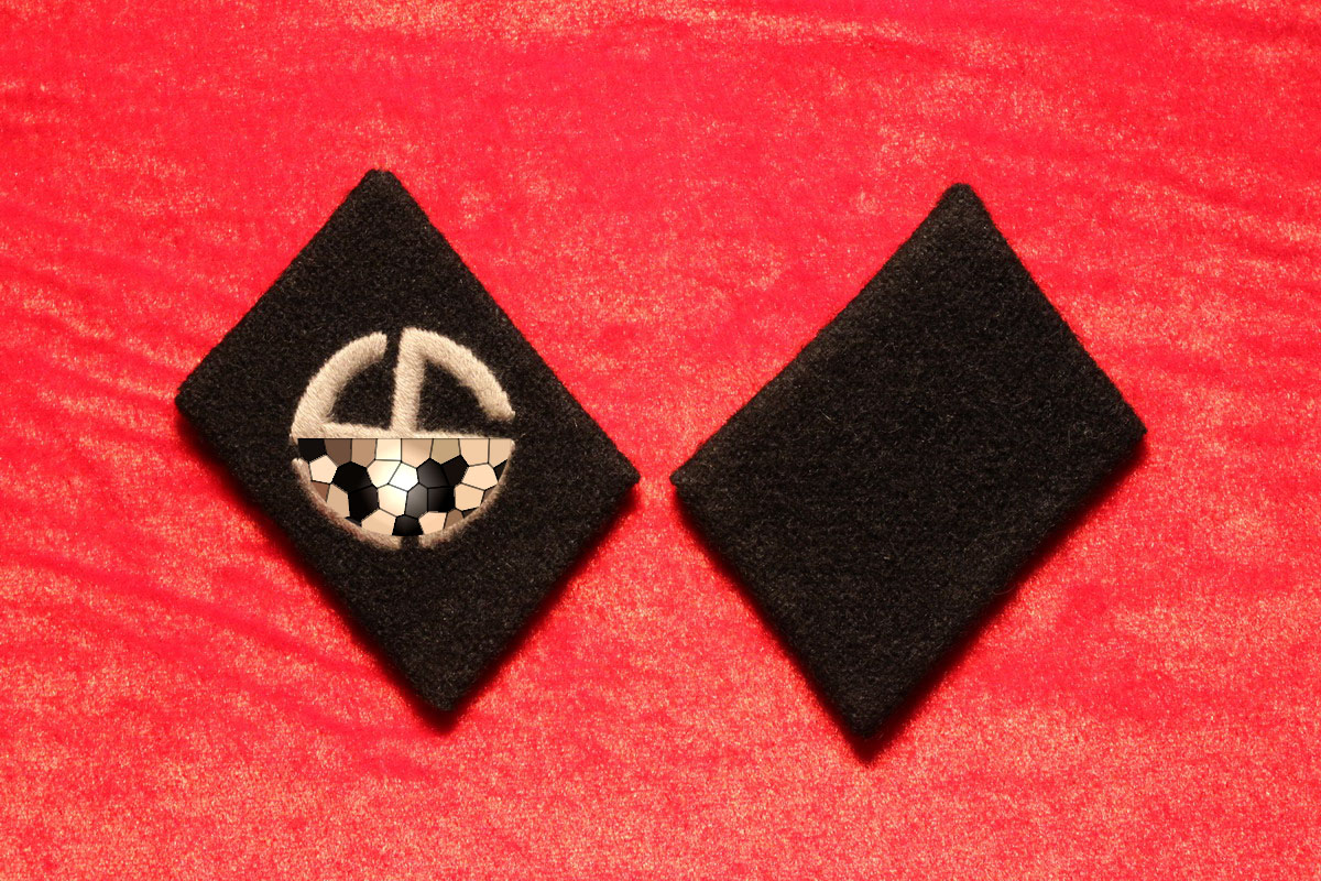 Петлицы рядового 11-й Добровольческой дивизии СС "Нордланд"